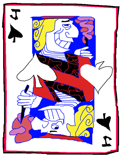 Floating card