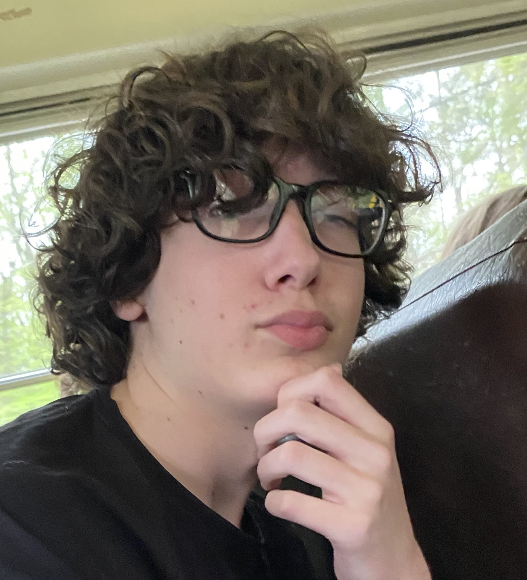 Zachary Reinhardt, humbly commuting on the bus system