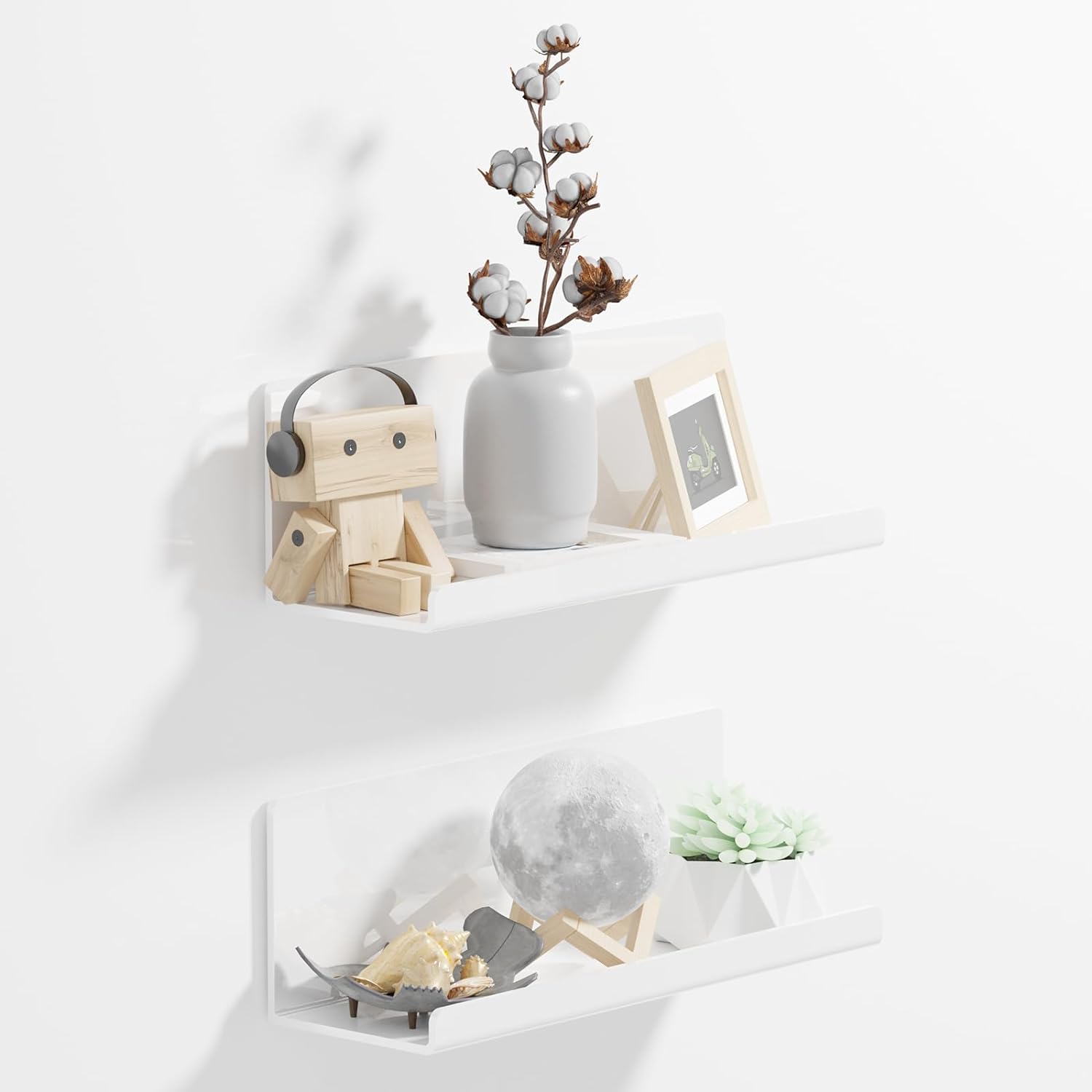 2-Pack Wall Shelves