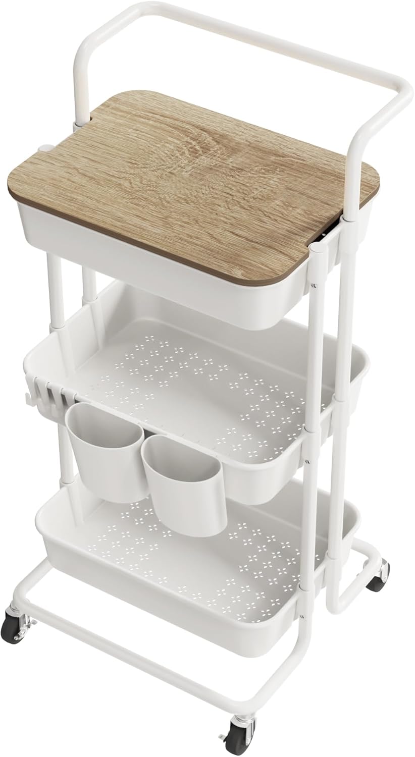 Rolling Cart, with Cutting Board!