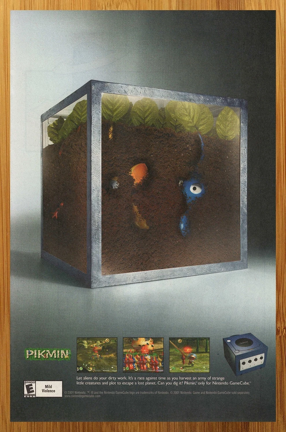 2001 Pikmin Vintage Poster
