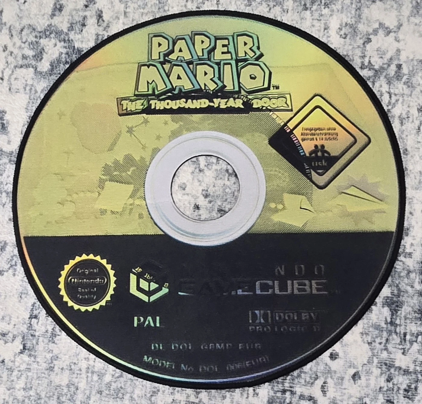Paper Mario Disc Rug